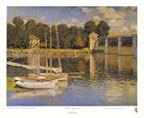 Bridge at Argenteuil Art Poster Print by Claude Monet, 11x9