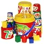 Carry Along Stacking Cups & Sorter Bucket (20Pc Total) - Affordable Gift for your Little One! Item #LMID-1034