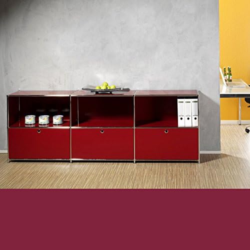 SYSTEM4 Credenza, Sideboard or Filing Cabinet with 3 Drawers and 3 open Shelves, choose from 10 Colors! (WINE RED)'), brand (Merchant: 'Infinita' / Amazon: 'SYSTEM4'), manufacturer (Merchant: 'Infinita' / Amazon: 'SYSTEM4