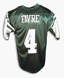 Brett Favre New York Jets Autographed Authentic Reebok NFL Football Jersey (Green) with Favre Hologr