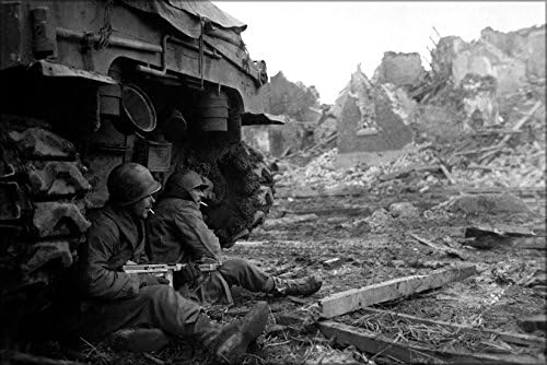24x36 Poster; 3Rd Infantry Division M-4 Sherman Tank Geich Germany 11 Dec 1944
