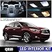 LEDpartsNow Interior LED Lights Replacement for 2015 INFINITI QX60 Accessories Package Kit (9 Bulbs), WHITE