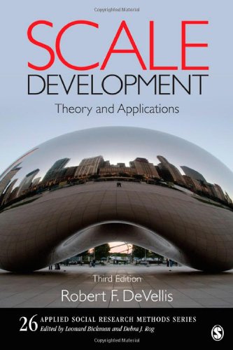 Scale Development: Theory and Applications (Applied Social Research Methods)