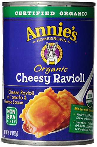 Annie's Homegrown Organic Cheesy Ravioli, 15 Ounce (Pack of 3)