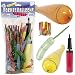 Children's Party Rocket Balloon Set: 40pc + Hand Pump