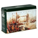 Ahmad Heritage Caddies, English Tea No.1, Tea Bags, 25-Count Tin (Pack of 5)