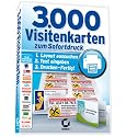 3.000 Visitenkarten zum Sofortdruck