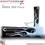 Metal Flames Blue Skin by WraptorSkinz TM fits Original XBOX 360 Factory Faceplates