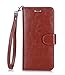 FYY Case for iPhone 6 Plus/6s Plus, PU Leather Wallet Phone Case with Card Holder Flip Protective Cover [Kickstand Feature] [Wrist Strap] for Apple iPhone 6 Plus/6s Plus 5.5