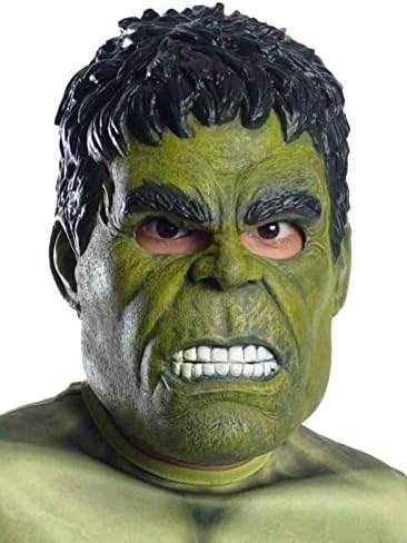 Officially Licensed Adult Men's Avengers: Age of Ultron Hulk Latex Mask (One Size Adult)