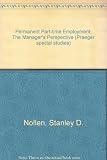 Permanent part-time employment : the manager's perspective