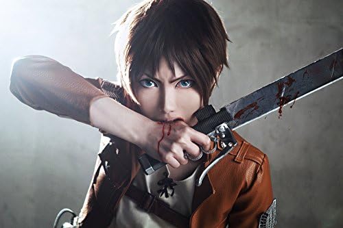 BeiZan® Attack On Titan Eren Jaeger CosPlay Wig Short Straight Brown Hair Wig