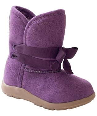 Purple First Walker Pull On Boots