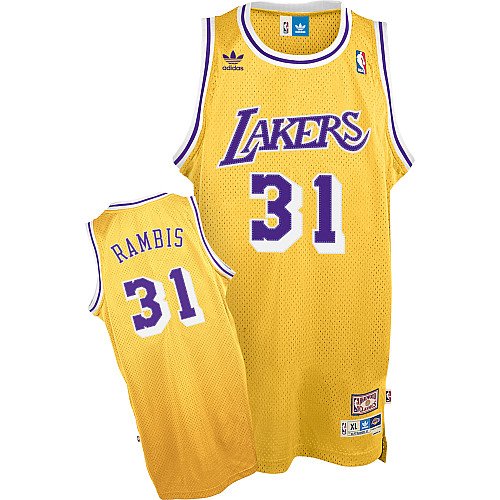 Adidas Los Angeles Lakers Kurt Rambis Soul Swingman Jersey Large