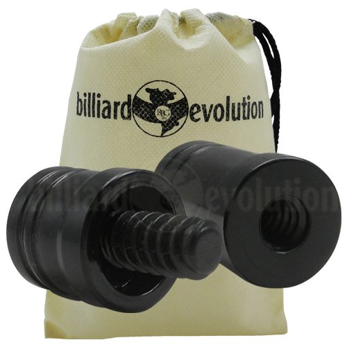Pool Cue Joint Protectors 3/8-10 with Billiard Evolution Drawstring Bag