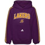 adidas Los Angeles Lakers Youth Purple Game Day Hoody Sweatshirt