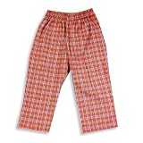 Mis Tee V-Us - Boys Plaid Flannel Pant, Red, Green