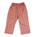 Mis Tee V-Us - Boys Plaid Flannel Pant, Red, Green