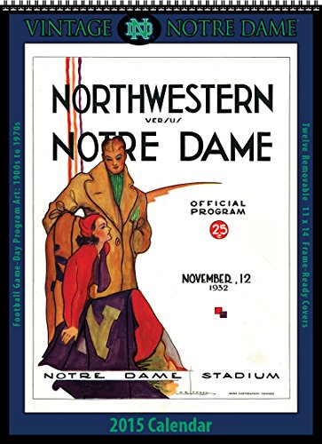Notre Dame Fighting Irish 2015 Vintage Football Calendar