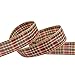 Ornerx Christmas Ribbon Retro Plaid 1/2