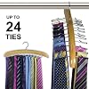 PREMIUM WOODEN TIE HANGER RACK - GREAT GIFT IDEA
