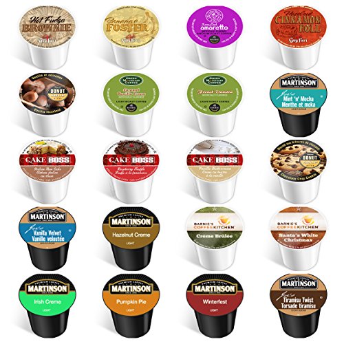 20-count Flavored Coffee Variety Sampler, Single-serve Coffee for Keurig® K-cup® Brewers