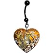 Heart Zodiac Capricorn Belly Ring
