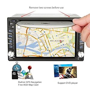 Pumpkin Double Din In Dash Universal Car GPS Sat Nav Navigation 6 review