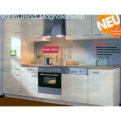 Quelle K�che Kompaktk�che Alster 270cm weiss Neu