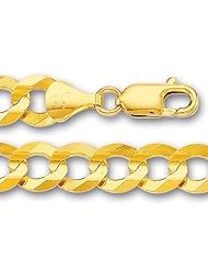 14K Yellow Gold Comfort Curb Chain (Width 8.2mm)
