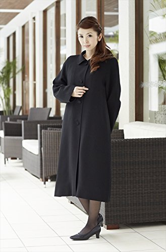 (モノワール) MONOIR 喪服 レディース 礼服 ライナー付き ブラックフォーマル コート 帝人「イルミナ(c)」 02P43749