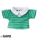 Webkinz Green Striped Polo