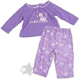 Purple Zebra Pajamas for Baby Girls
