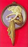 Art Nouveau Art Deco LADY OF THE LAKE WALL MIRROR 3D Plaque