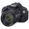 Canon EOS 600D - C�mara r�flex de 18 Mp (pantalla articulada de 3", objetivo(s) 18-135mm f/3.5, zoom �ptico 7.5x, sensor CMOS APS-C, procesador Digic 4, estabilizador de imagen �ptico, v�deo 1080p Full HD) color negro - kit con objetivo EF-S 18-135mm IS