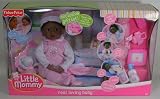 Little Mommy Real Loving Baby Doll Giftset With/ Diaper Bag, Lotion Bottle, Baby Powder, Baby Wipes, Cell Phone