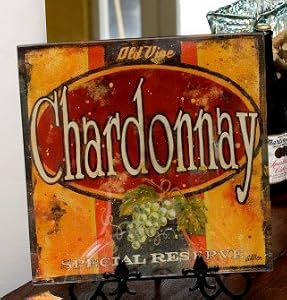 Wine About It Artisan Glass Square Plate - 14"x14"