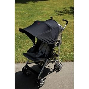 Sunshine Kids Shade Maker Canopy For Strollers, Black