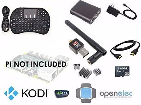 Raspberry Pi 2 XBMC KODI OSMC Media Center Wifi Keyboard Remote HTPC