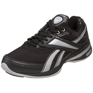 discount Reebok Women's Easytone Reeinspire Fitness Shoe,Black/Silver,8 M US for sale