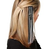 MLB Chicago White Sox Ladies Black-Silver Sports Extension Hair Clips
