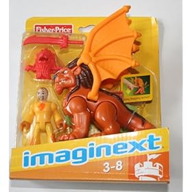  Imaginext Winged Lion & Knight Mini Figure