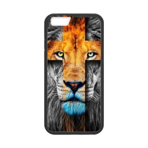 iPhone 6 Protective Case - Lion Cross Hardshell Cell Phone Cover Case for New iPhone 6