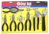 GreatNeck 87900 Pliers and Wrench Set, 8-Piece [並行輸入品]
