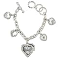 Xhilaration&reg; Heart Charm Watch Bracelet