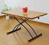 万能リフトテーブル(幅120奥行75) FLB-1500 ブラウン