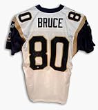 Isaac Bruce Autographed St. Louis Rams Puma Authentic NFL Football Jersey (White)