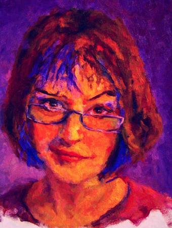 Custom Order #OB-K0N, Oil on Canvas, Custom Painting of The Person You Love, For 1 Person of Customer's Choice, Style: Photo-Realism, with Signature Text 