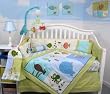 SoHo Gold Fish Aquarium 10 pieces Baby Crib Bedding Set