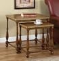 Antique Brass 2-Piece Nested Tables
